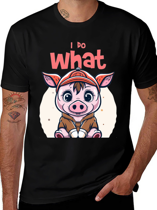 I Do What I Want Funny Pig T-Shirt