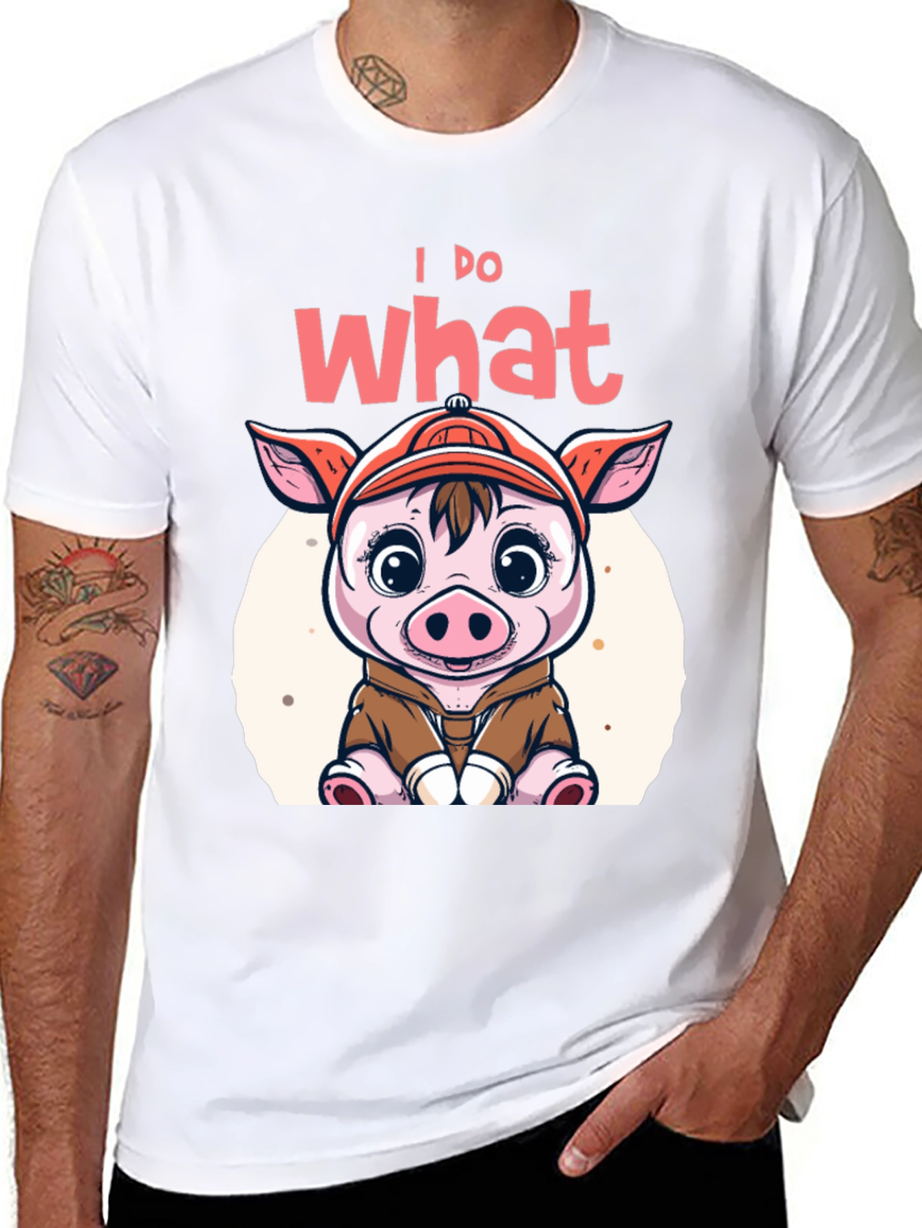 I Do What I Want Funny Pig T-Shirt