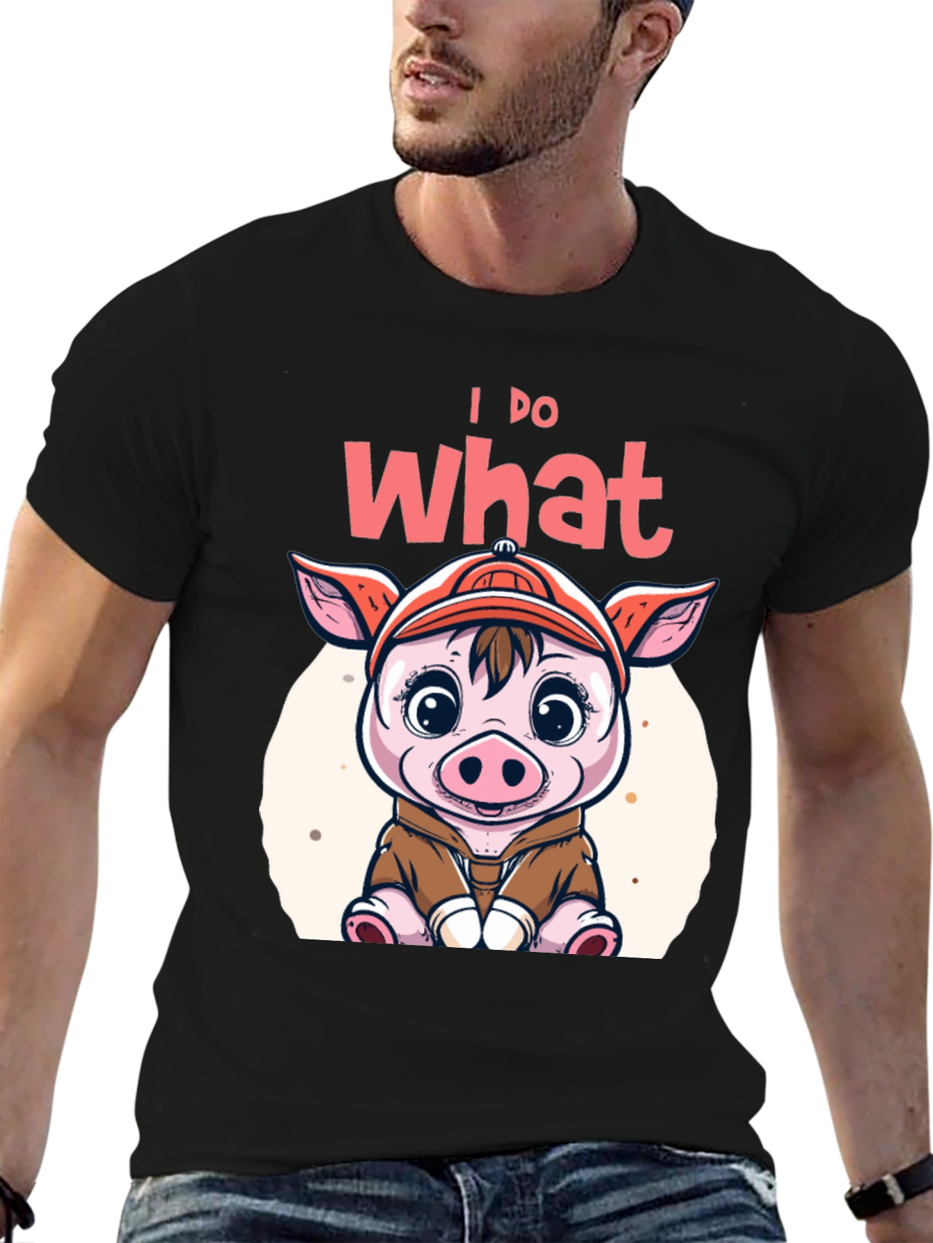 I Do What I Want Funny Pig T-Shirt