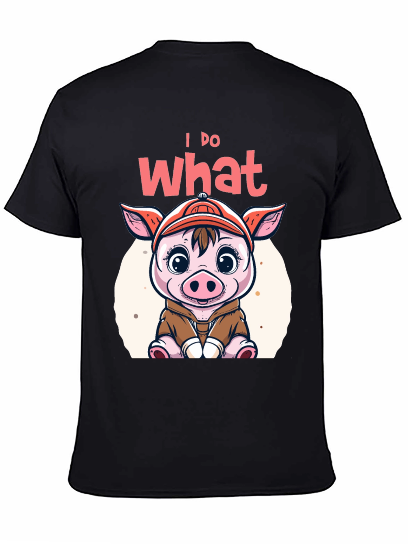 I Do What I Want Funny Pig T-Shirt