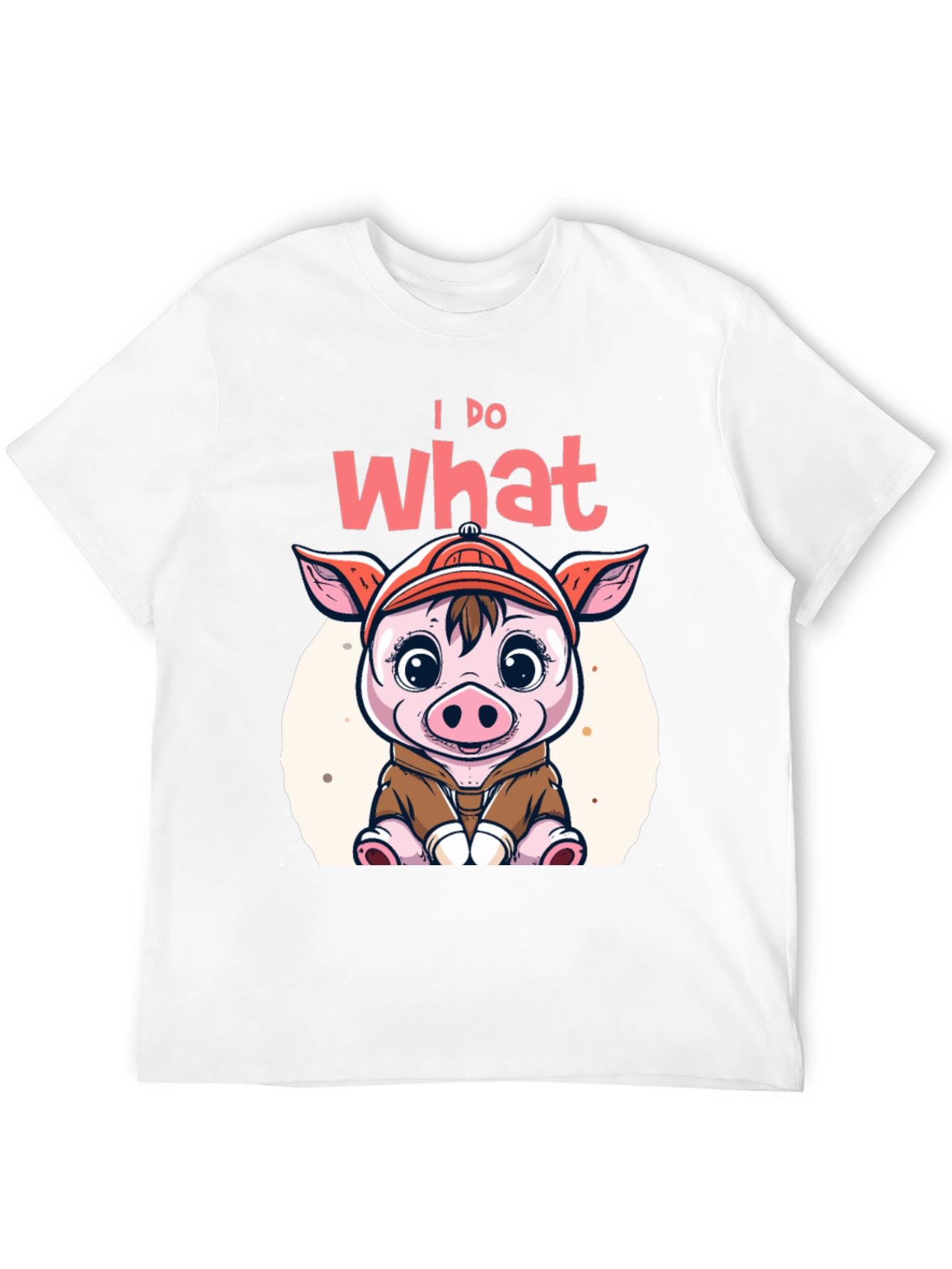 I Do What I Want Funny Pig T-Shirt