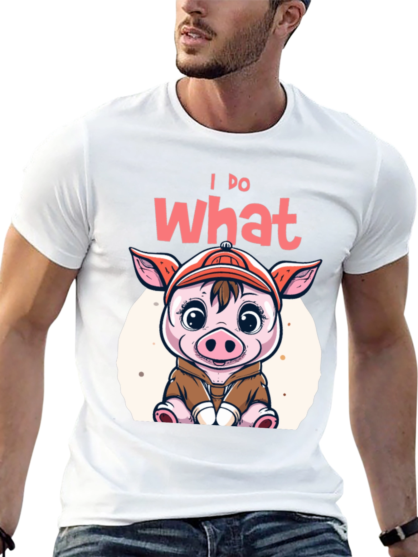 I Do What I Want Funny Pig T-Shirt