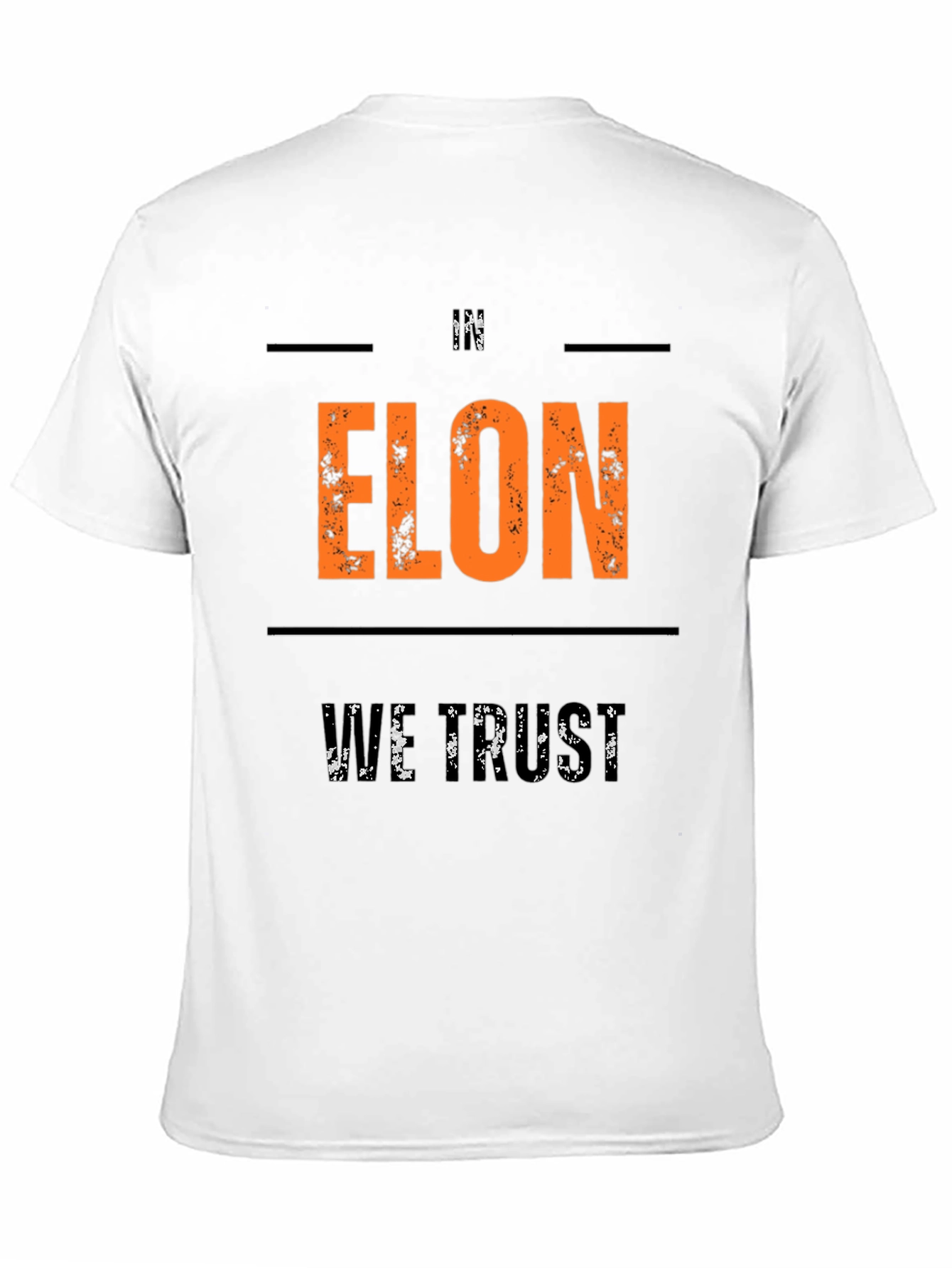 Im Elon We Trust Graphic T-Shirt - Black