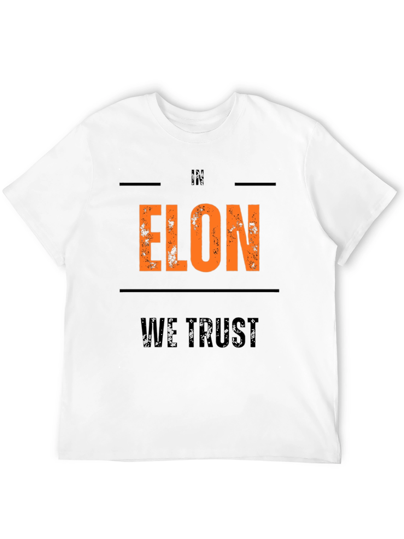 Im Elon We Trust Graphic T-Shirt - Black