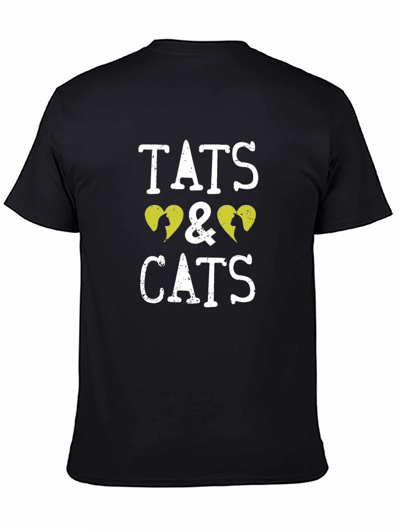 Tats & Cats Graphic T-Shirt - Cat Lover Tee