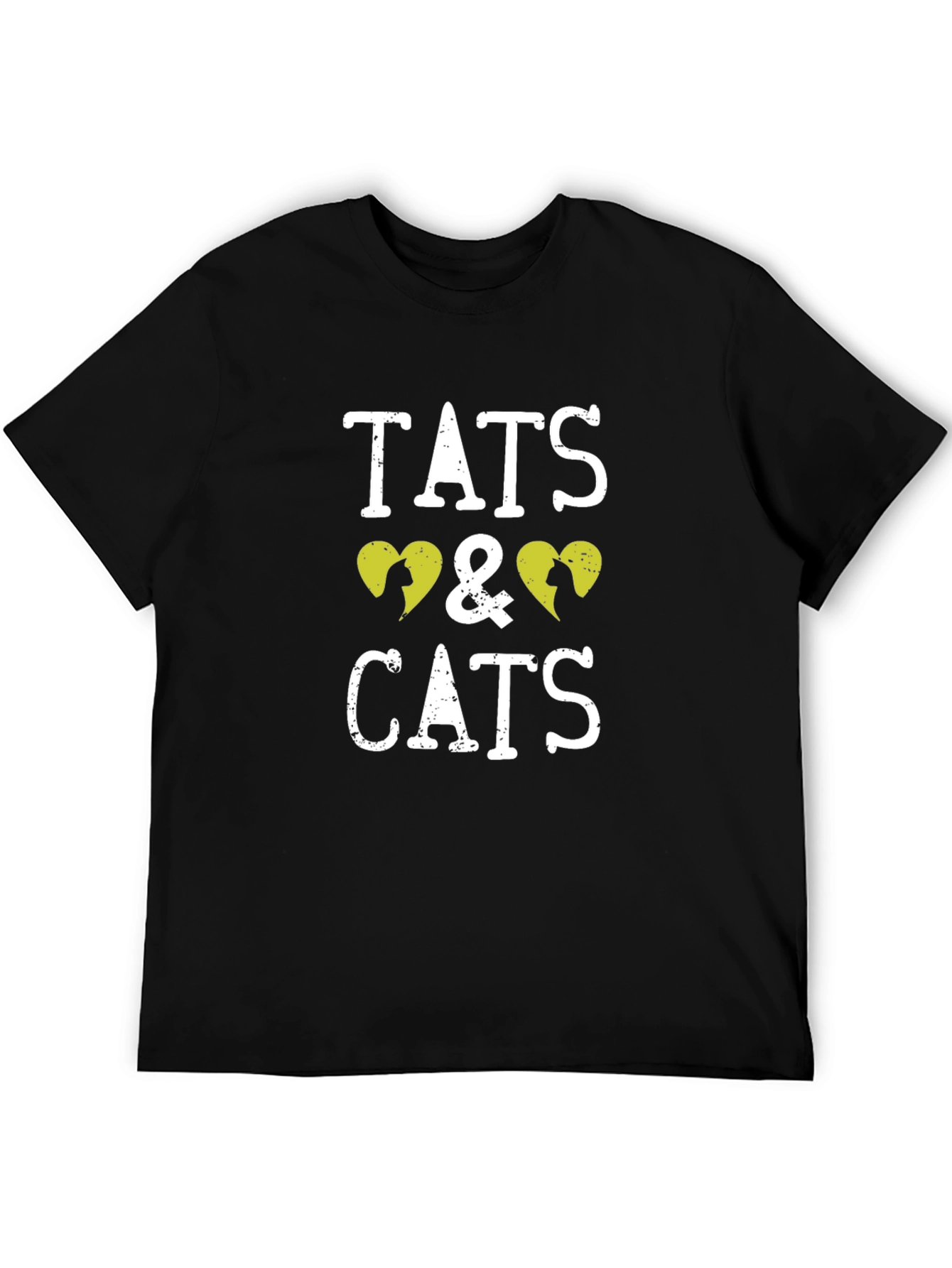 Tats & Cats Graphic T-Shirt - Cat Lover Tee