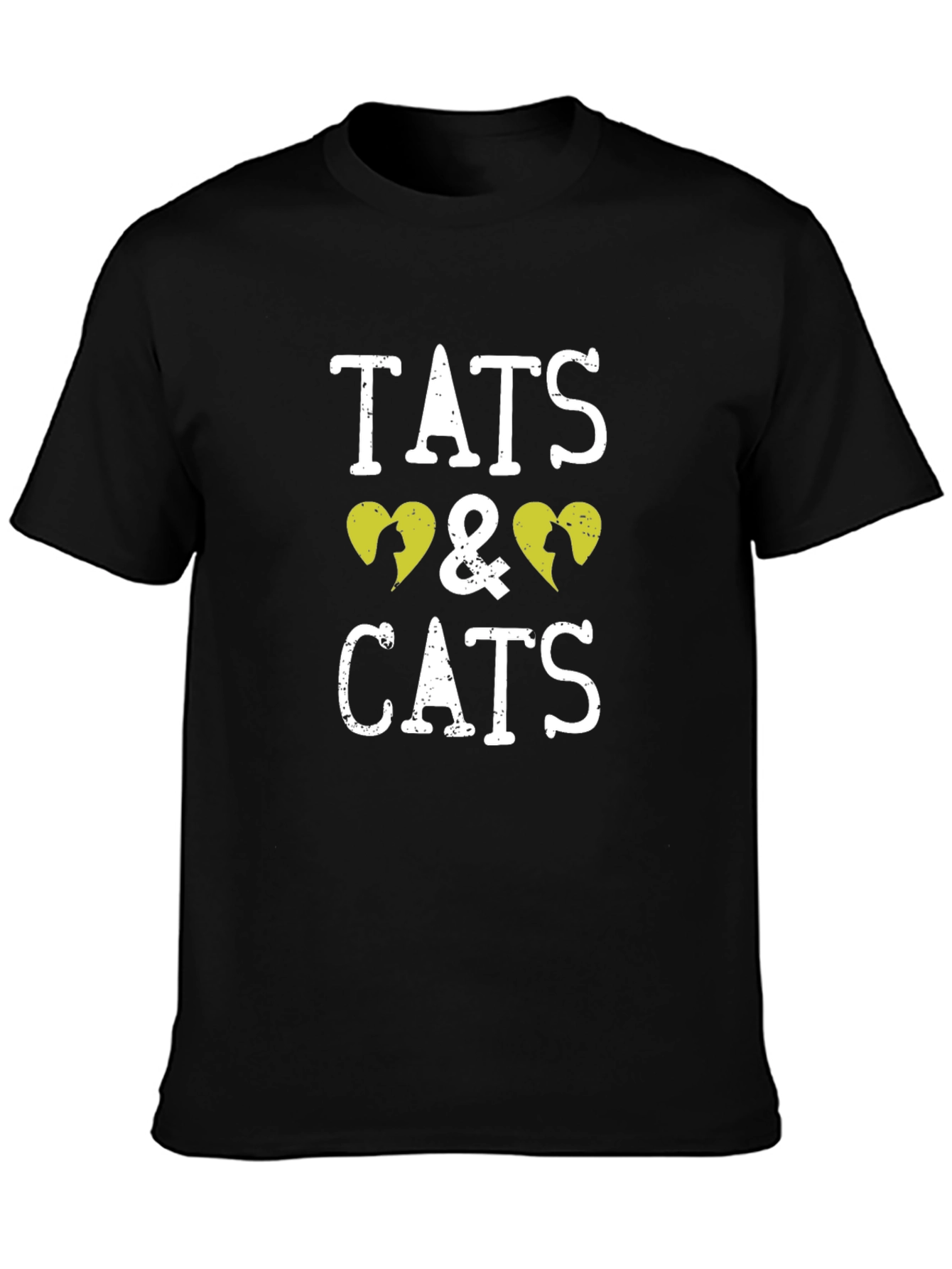 Tats & Cats Graphic T-Shirt - Cat Lover Tee