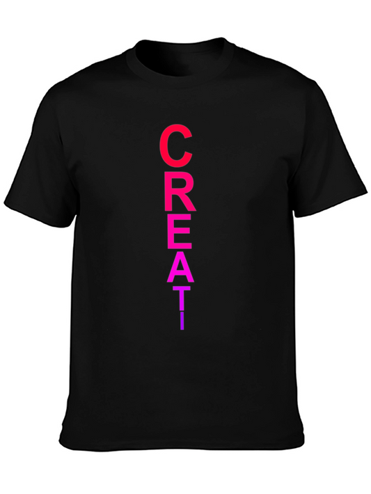Creative Black T-Shirt