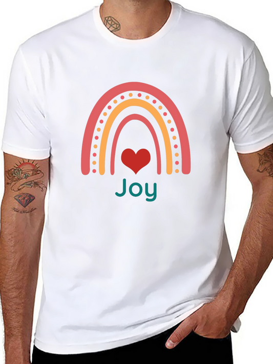 Joyful Rainbow Graphic Tee