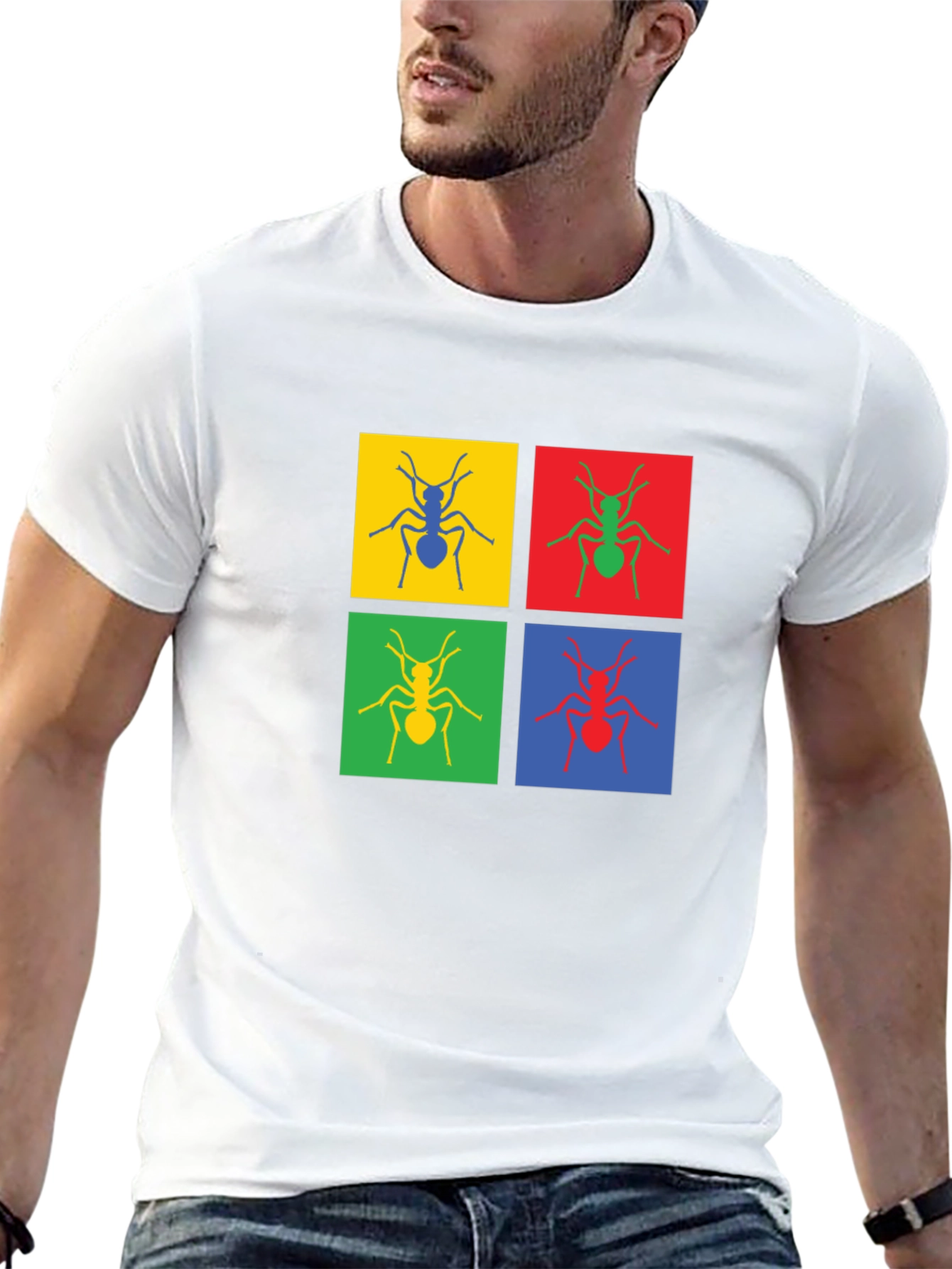 Pop Art Ants Graphic T-Shirt