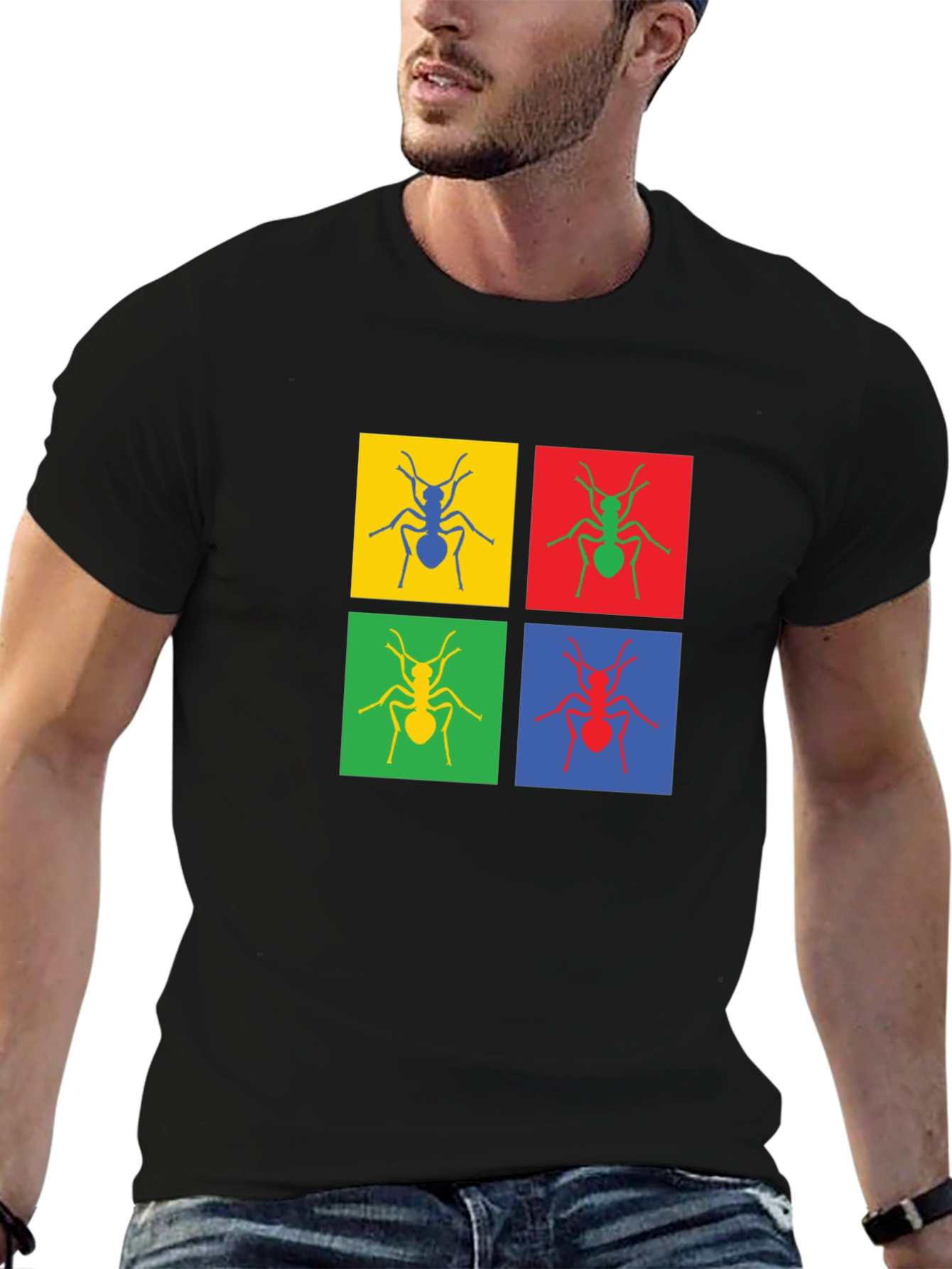 Pop Art Ants Graphic T-Shirt