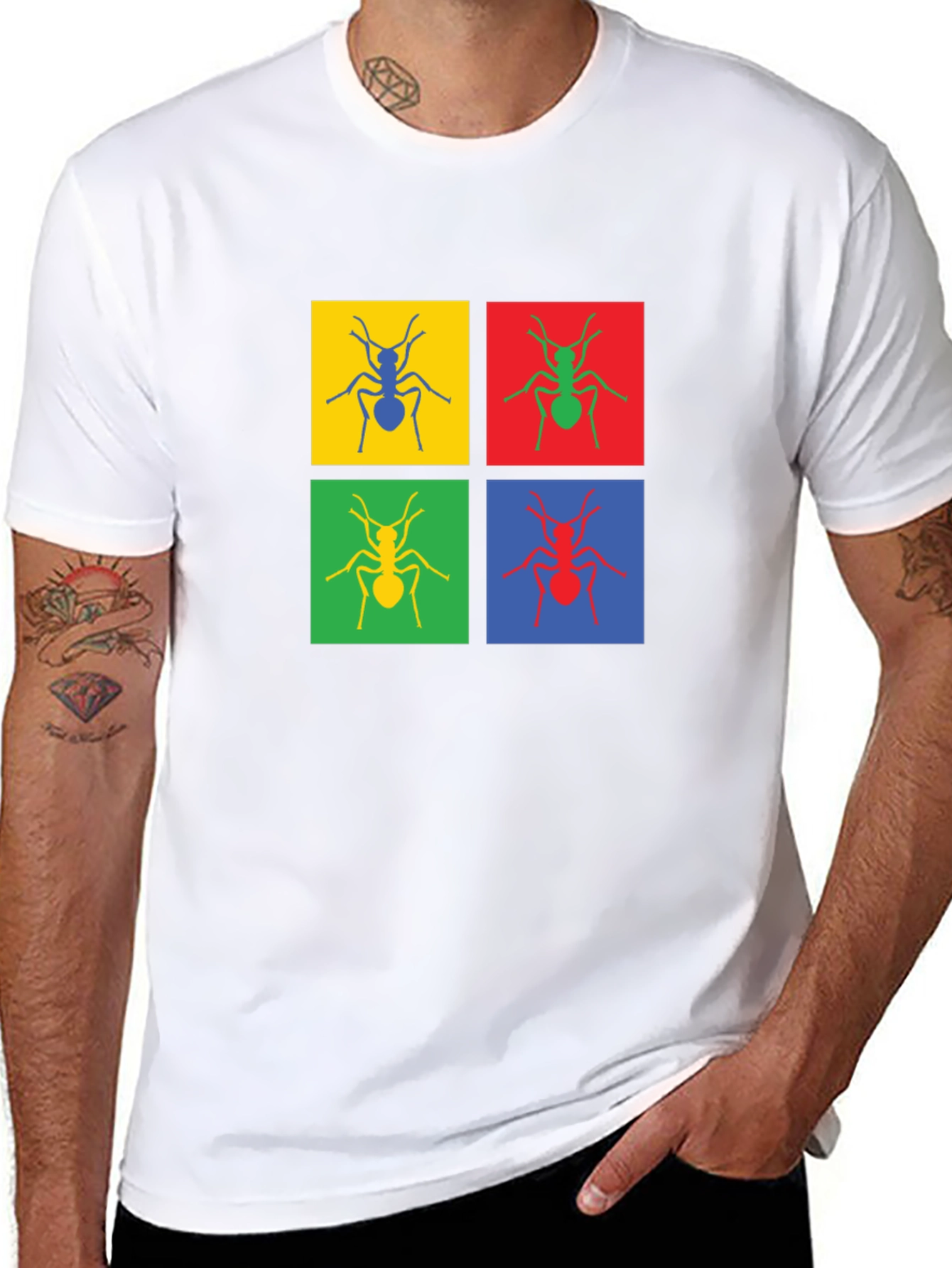Pop Art Ants Graphic T-Shirt
