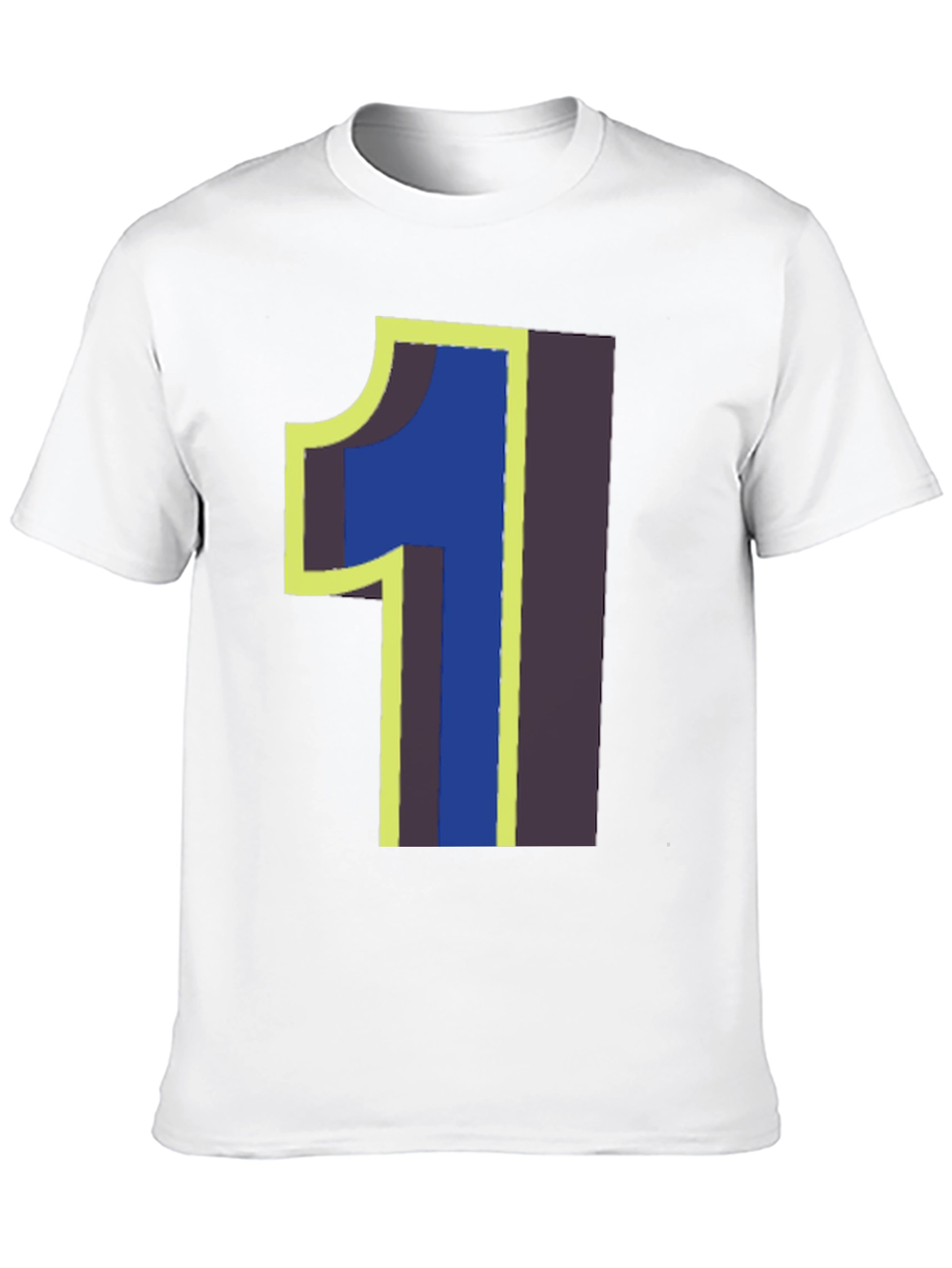 Number One Graphic T-Shirt - Black Cotton Tee