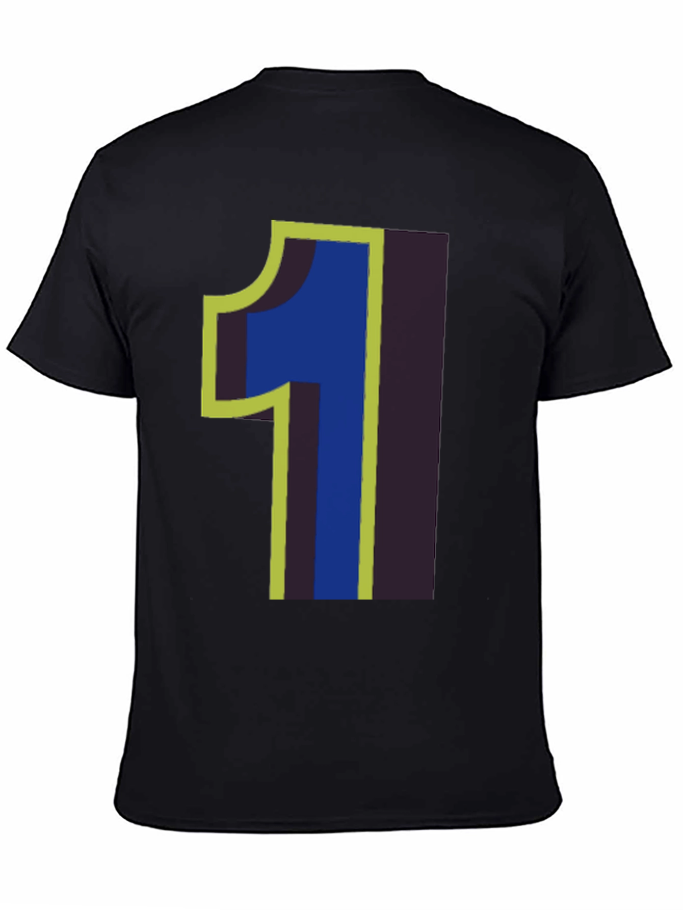 Number One Graphic T-Shirt - Black Cotton Tee