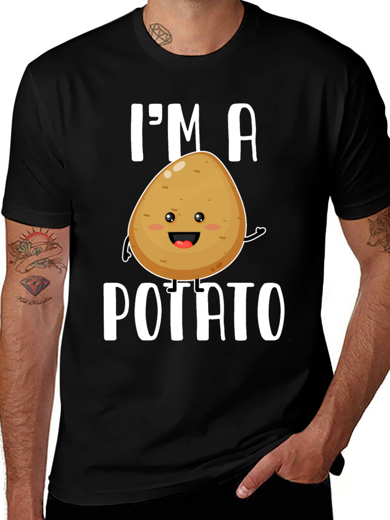 Im a Potato Funny Graphic Tee Shirt