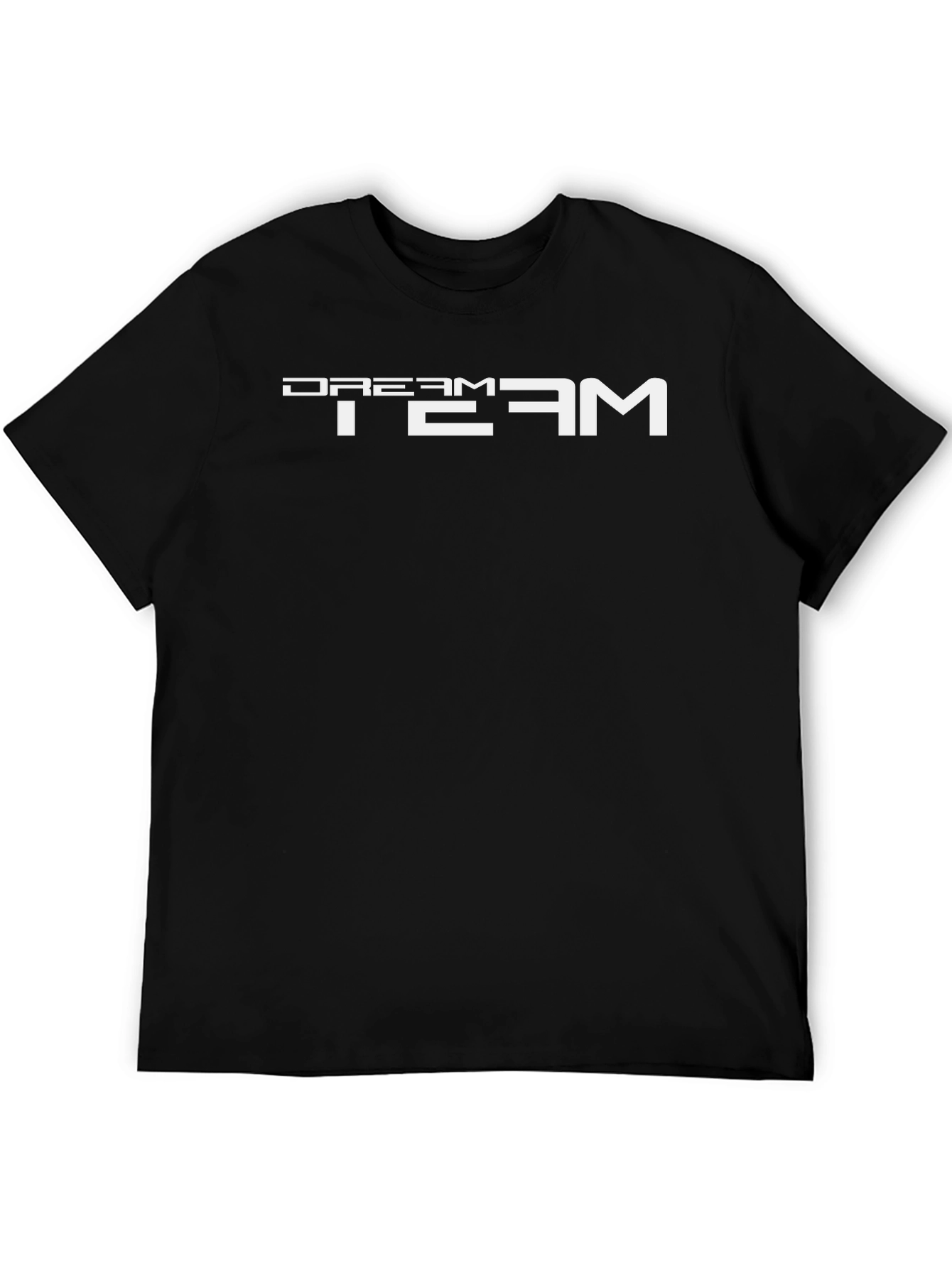 Dream Team Graphic Print Crew Neck T-Shirt