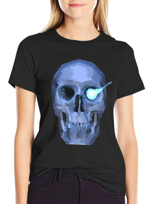 Cool Skull Graphic T-Shirt - Black