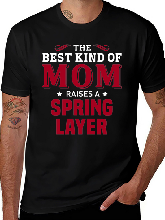 Best Kind of Mom - Spring Layer Graphic Tee