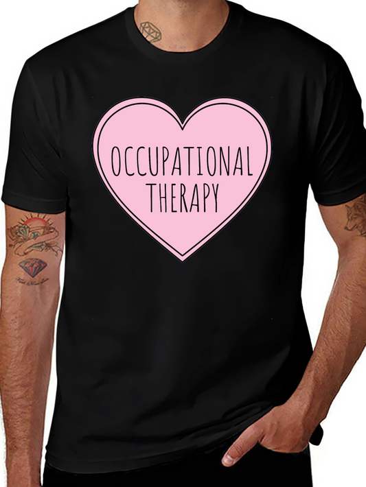 Occupational Therapy Heart T-Shirt - Black