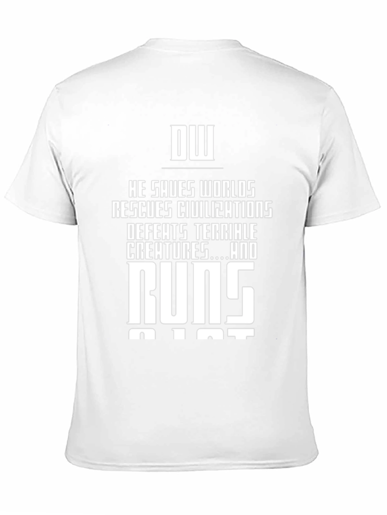 DW Hero Graphic Print Black T-Shirt