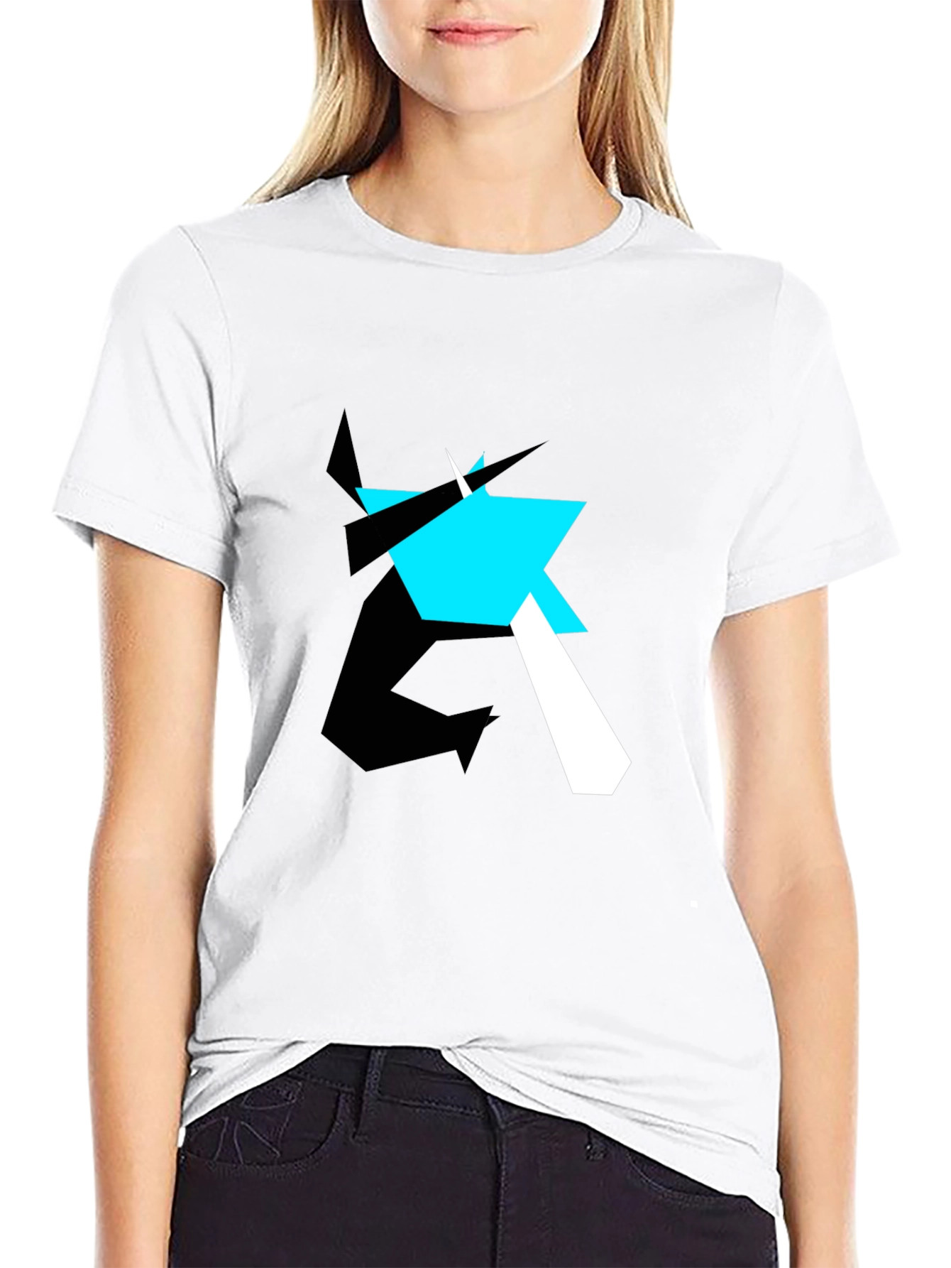 Geometric Graphic Print Tee