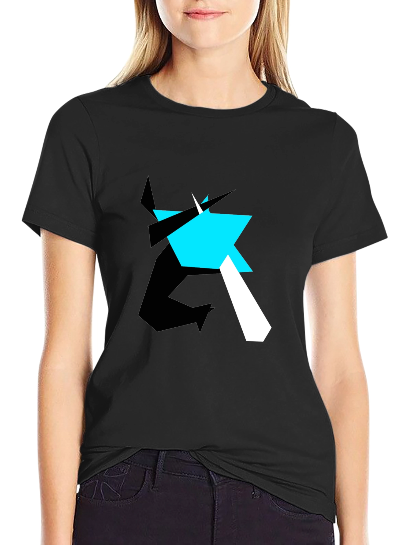 Geometric Graphic Print Tee
