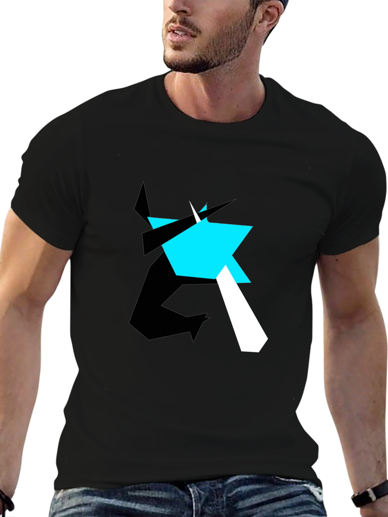 Geometric Graphic Print Tee