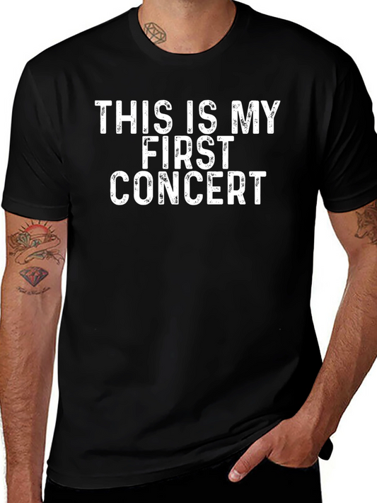 First Concert T-Shirt - Funny Concert Tee