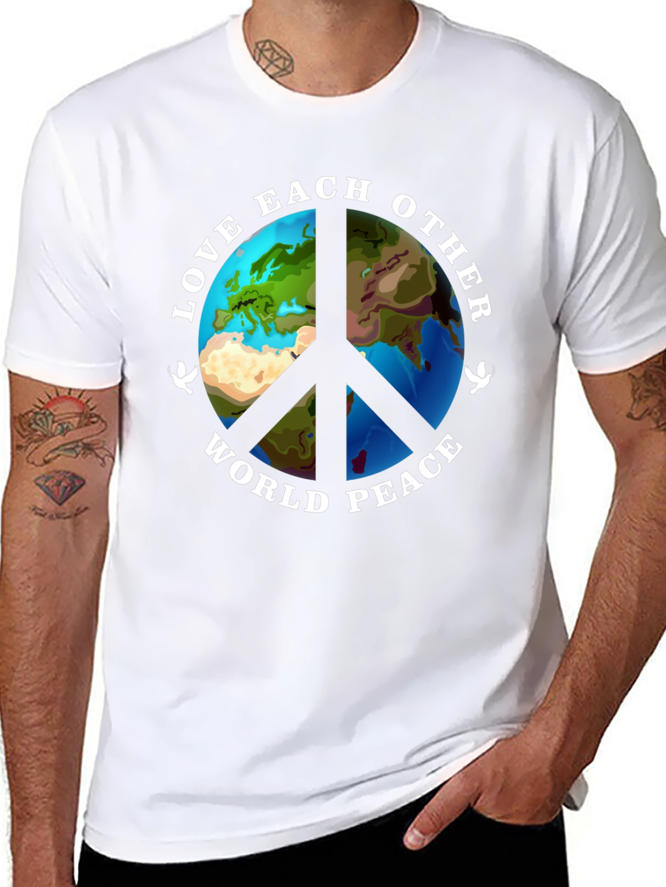 Peace on Earth Graphic T-Shirt