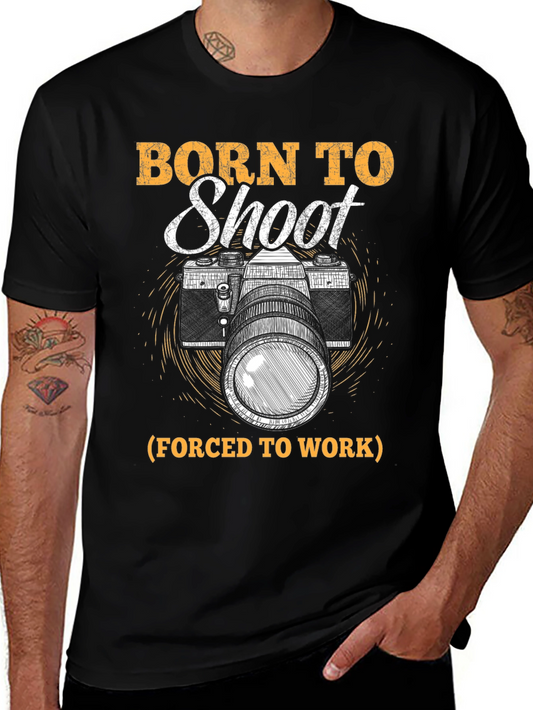 Born to Shoot Camera Graphic Tee