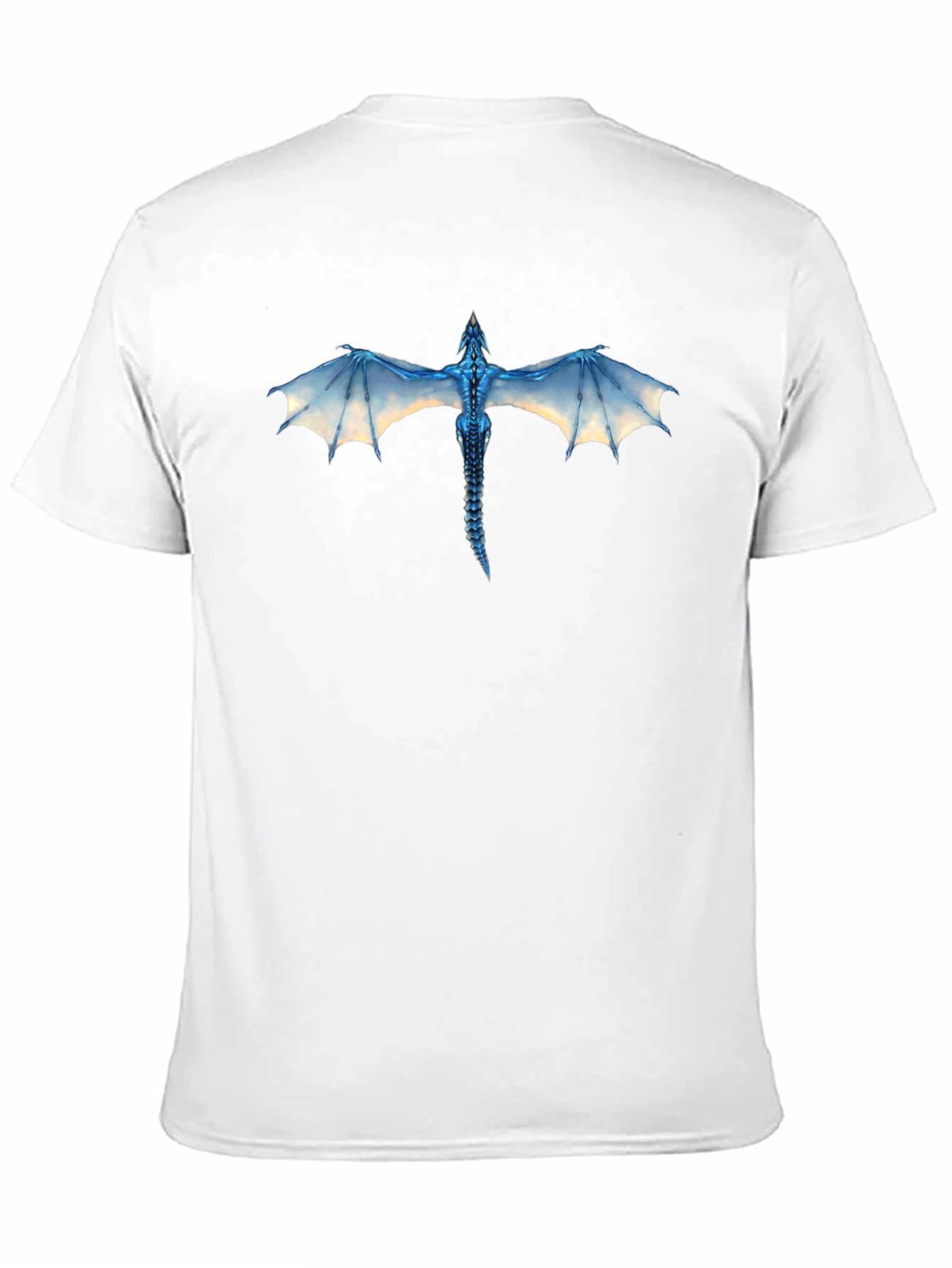 Dragon Graphic Print Crew Neck T-Shirt