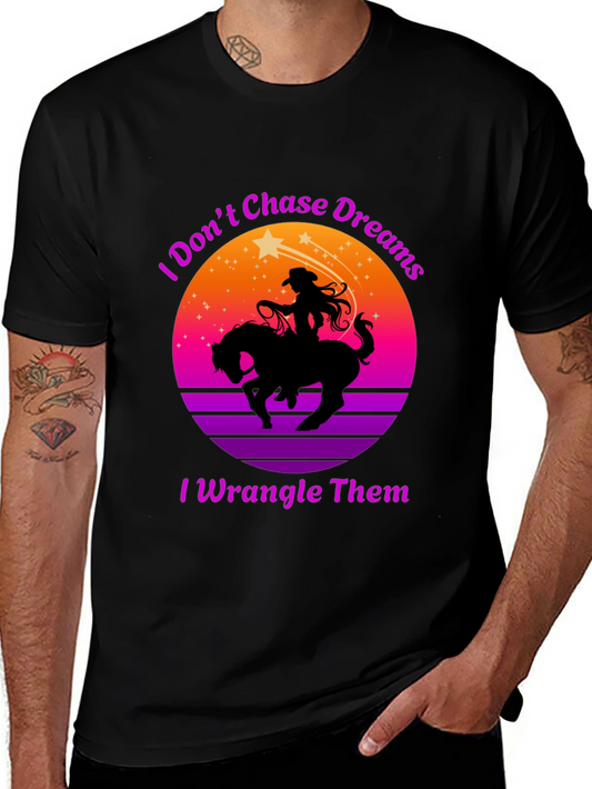 Cowgirl I Wrangle Dreams Graphic Tee