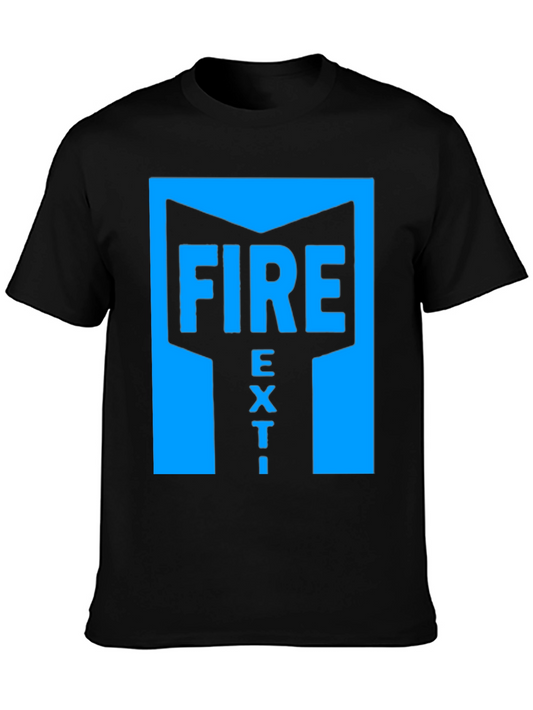 Fire Exit Graphic Tee - Bold Statement T-Shirt