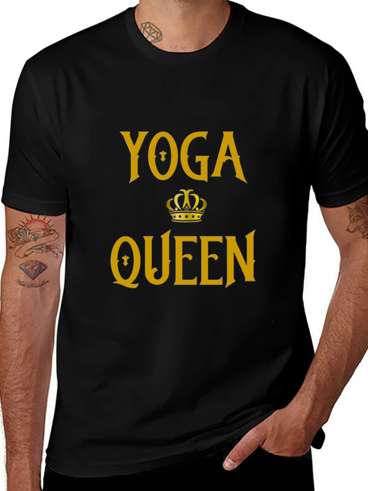 Yoga Queen Graphic Tee - Black T-Shirt