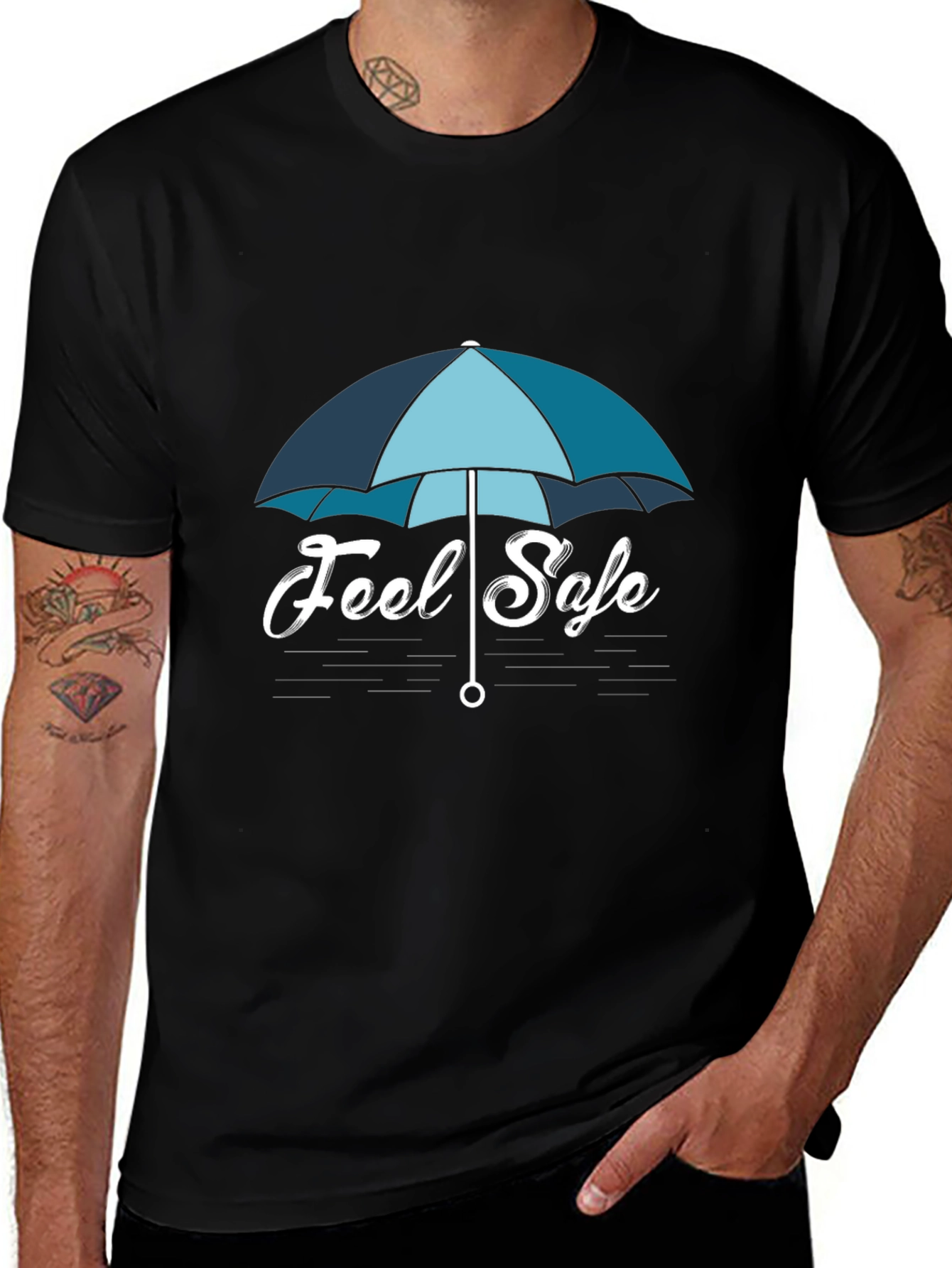 Feel Safe Graphic T-Shirt - Casual Comfort Tee