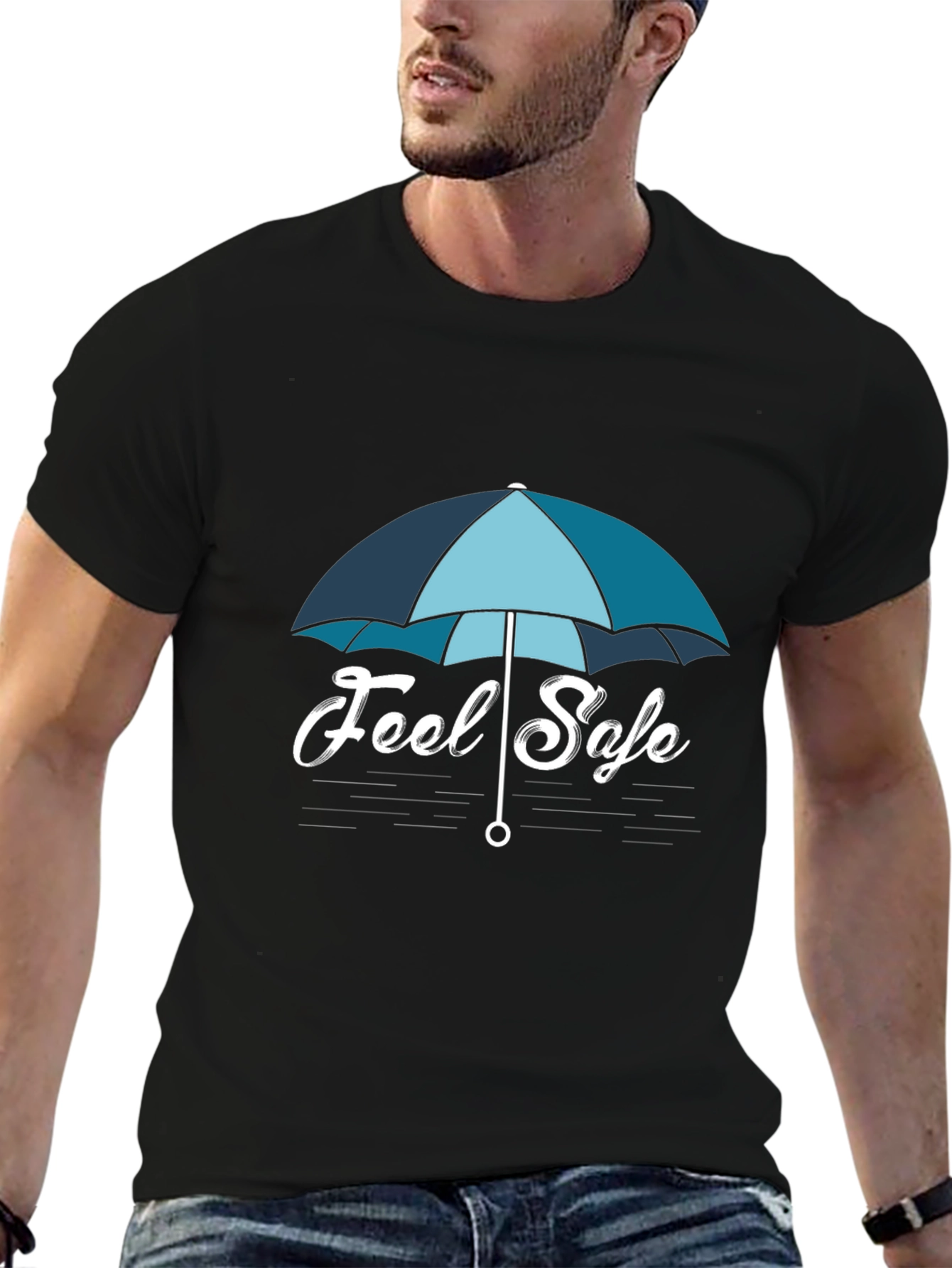 Feel Safe Graphic T-Shirt - Casual Comfort Tee