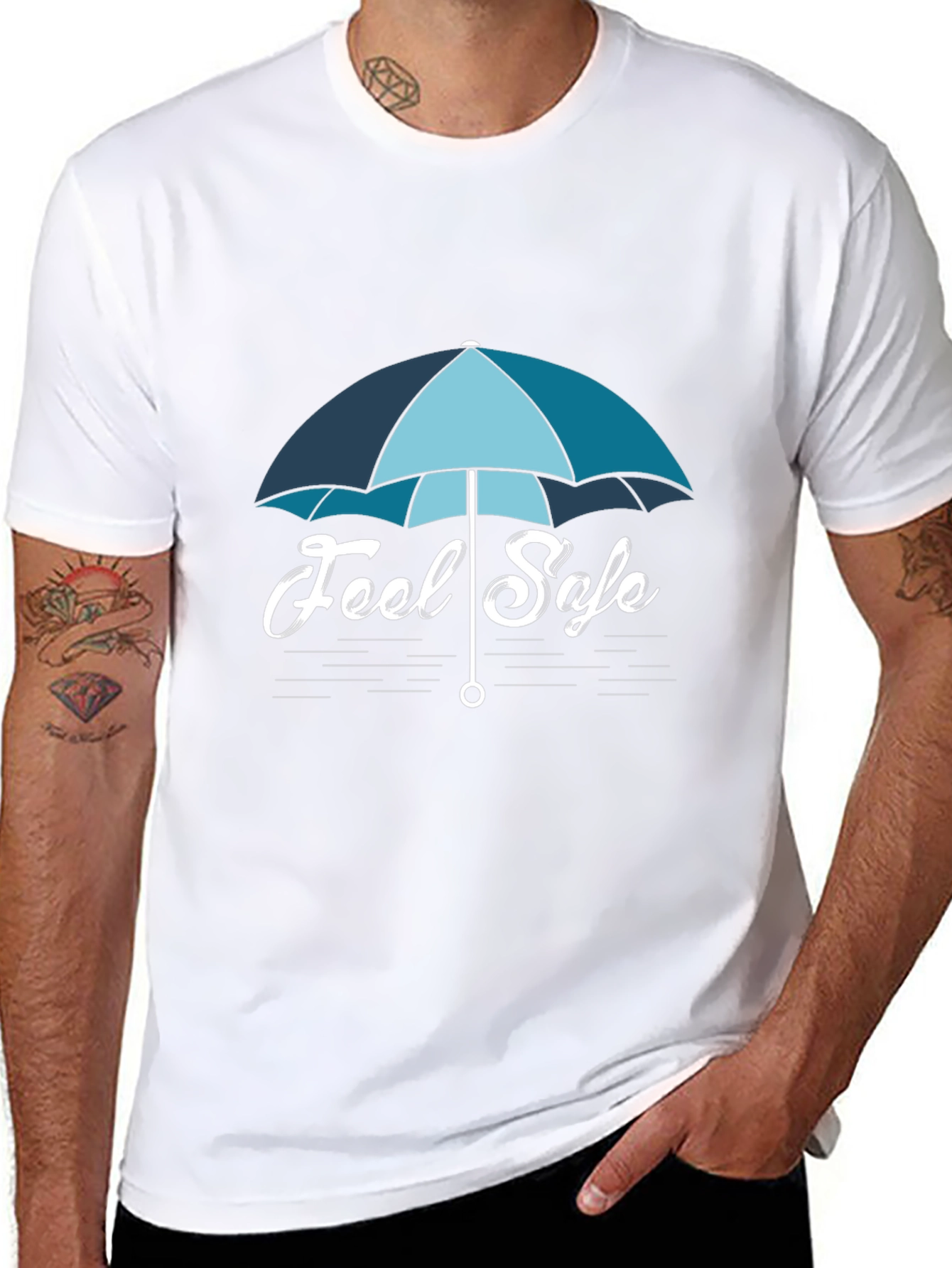Feel Safe Graphic T-Shirt - Casual Comfort Tee