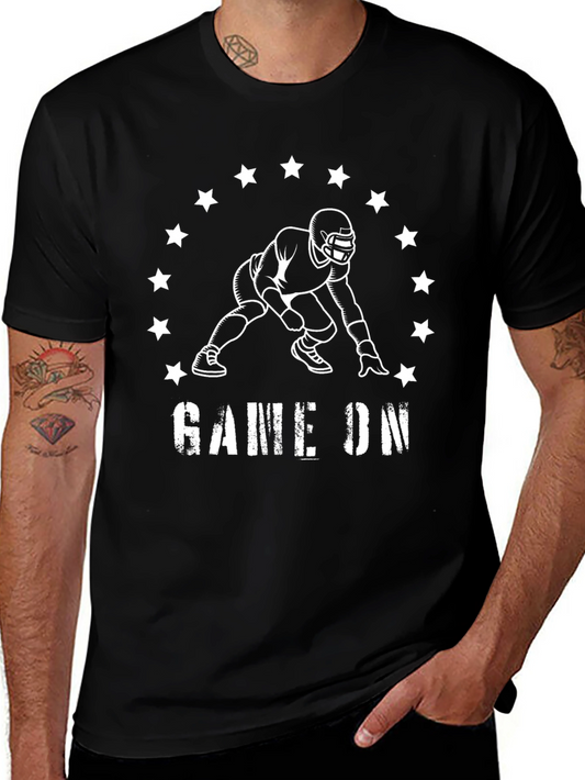 Game On Football T-Shirt Black