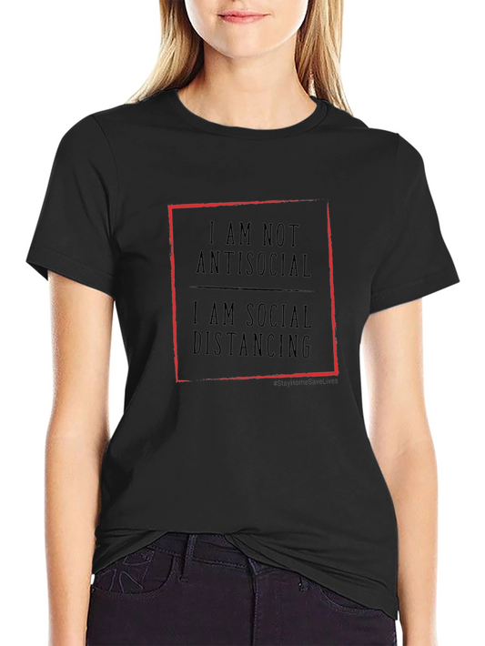 Social Distancing T-Shirt - Anti-Social Graphic Tee
