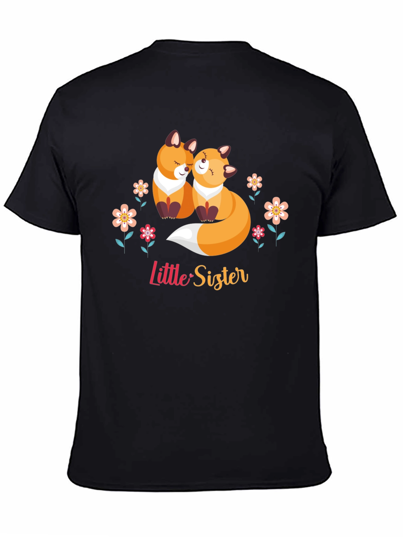 Little Sister Fox Graphic T-Shirt