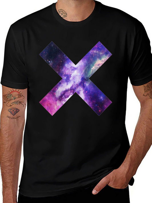 Galaxy X Graphic Black T-Shirt