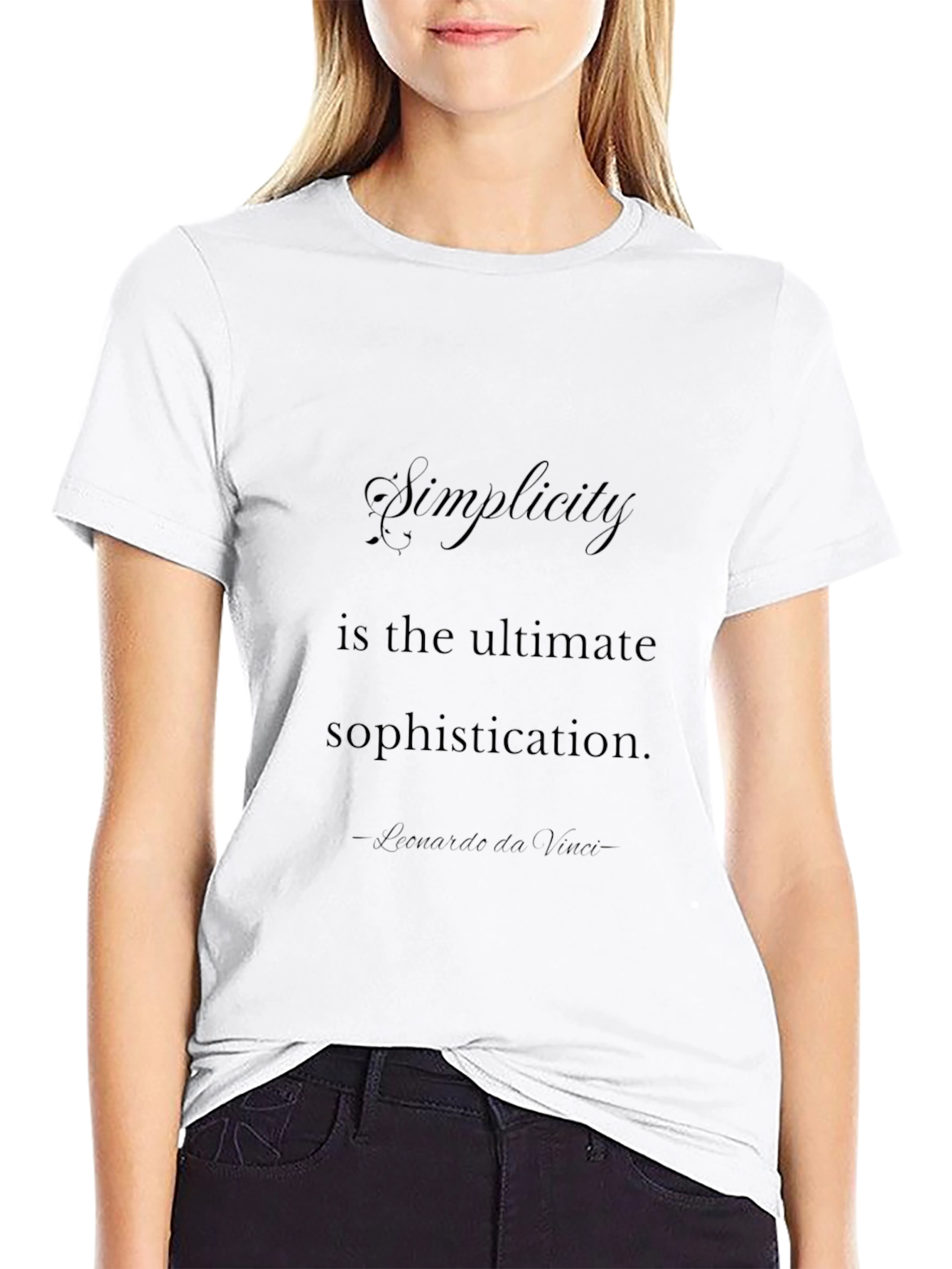 Simplicity Quote T-Shirt