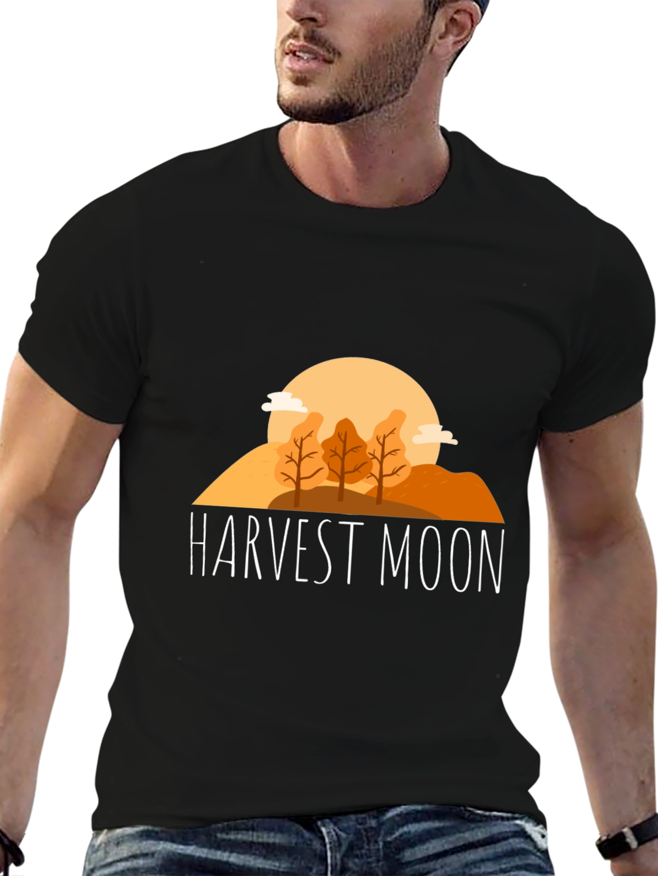 Harvest Moon Graphic Tee - Autumn Style