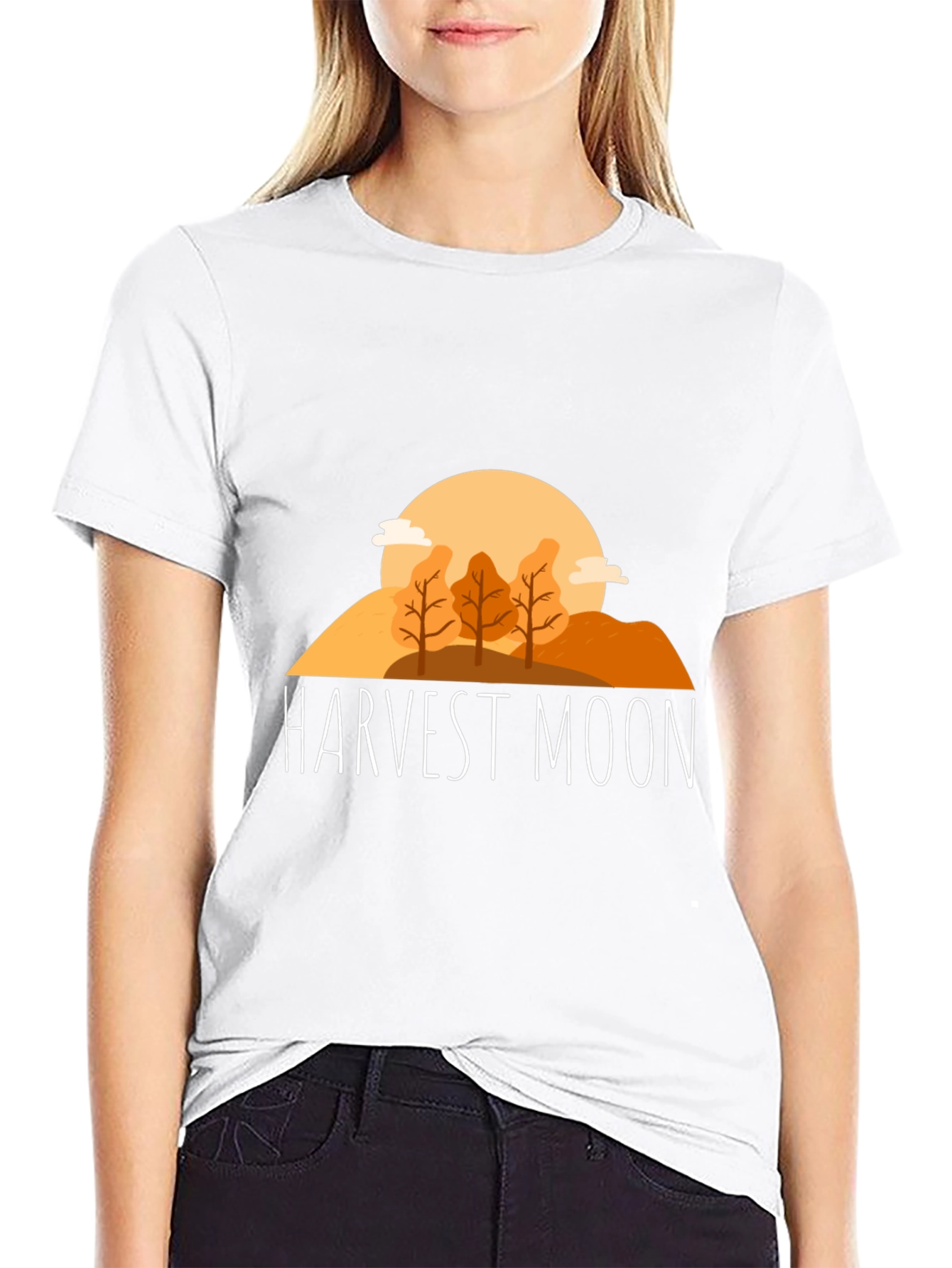 Harvest Moon Graphic Tee - Autumn Style