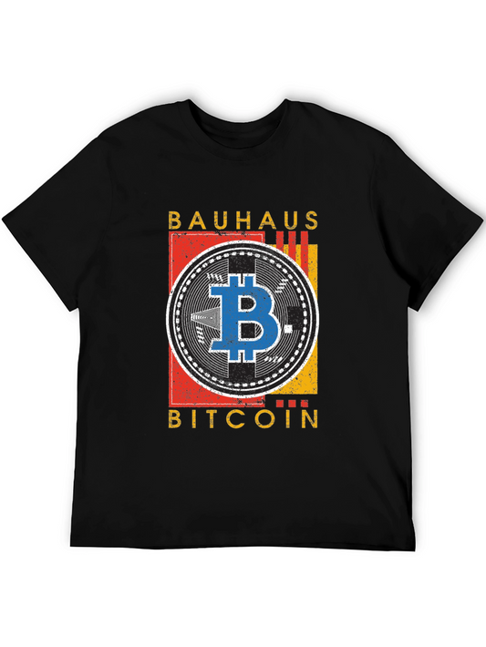 Bauhaus Bitcoin Graphic T-Shirt - Crypto Tee