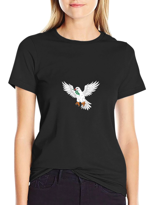 Dove Peace T-Shirt - Black