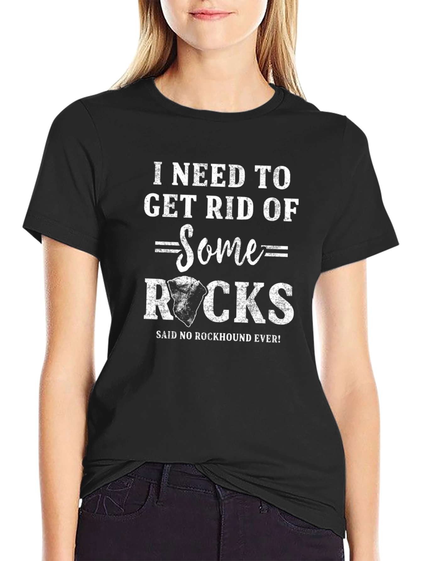 Rockhound Humor Graphic T-Shirt