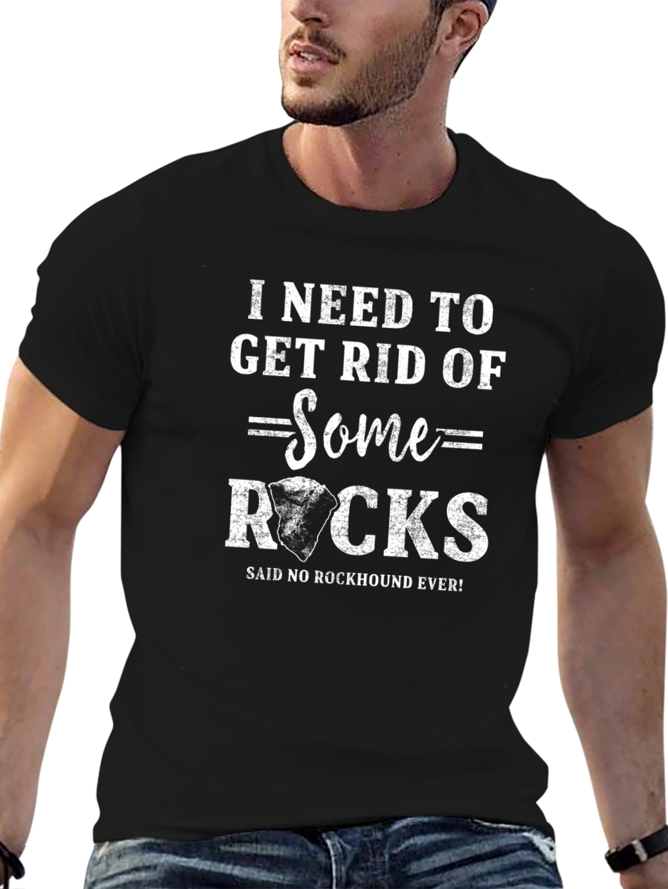 Rockhound Humor Graphic T-Shirt
