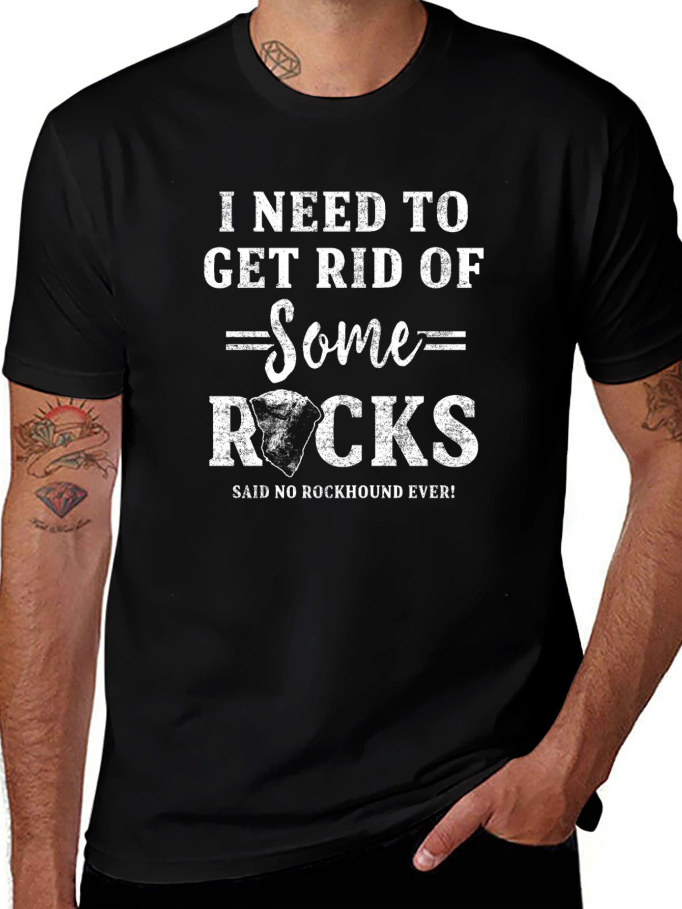 Rockhound Humor Graphic T-Shirt