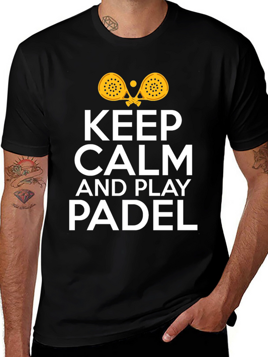 Keep Calm and Play Padel T-Shirt